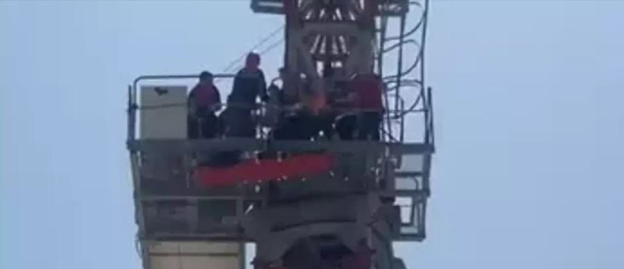 ŞEHİR HASTANESİ KULE VİNCİNDE KALP KRİZİ!