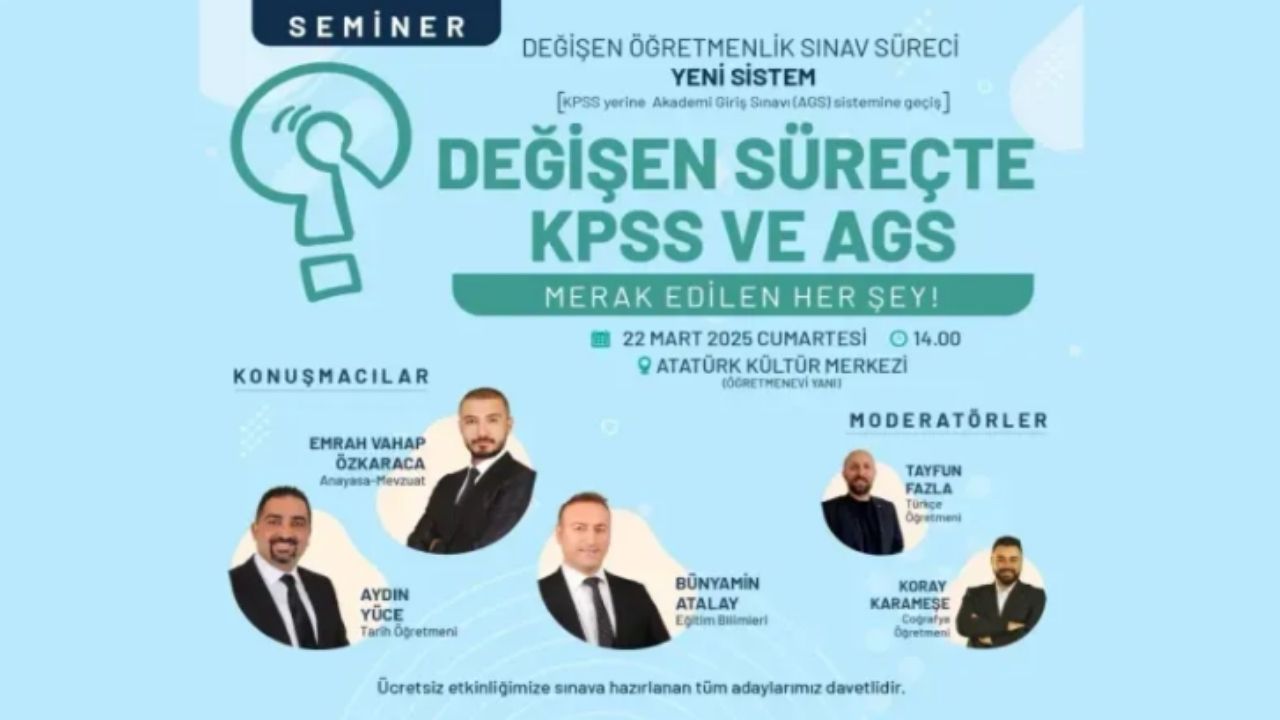 Altınordu Belediyesi’nden Öğretmen Adaylarına Yeni Sınav Sistemi Semineri