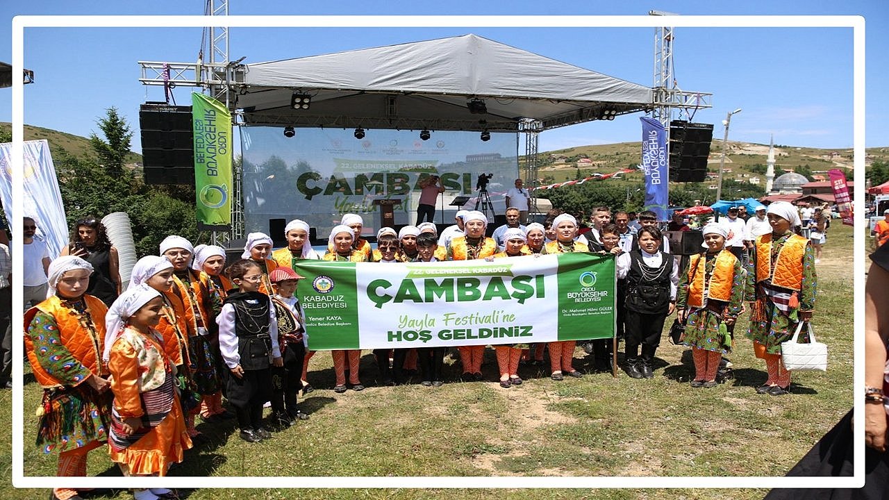 Çambaşı Yaylası’nda Festival Coşkusu: Halay, Horon, Yarışma ve Mehteran Bir Arada