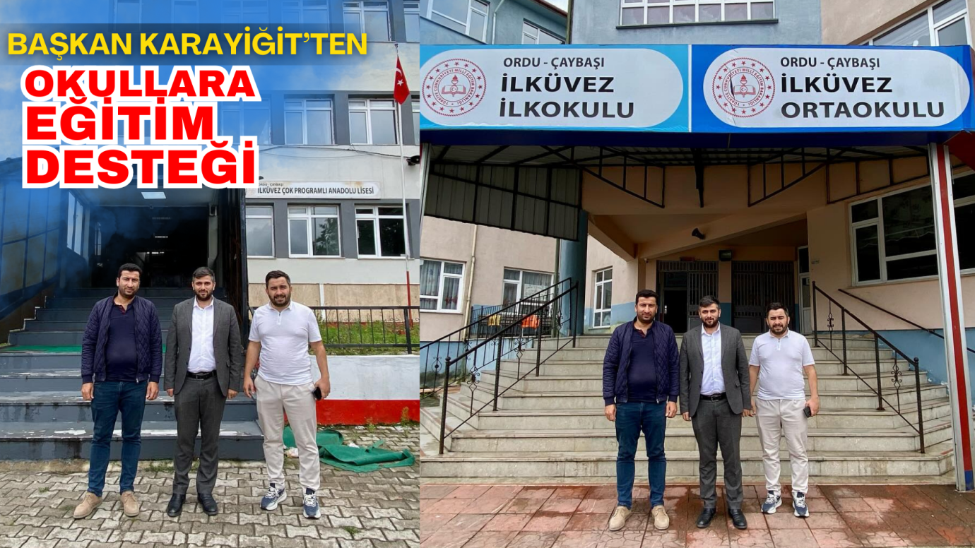 Çaybaşı Belediyesi’nden Eğitime Destek: İlküvez’de Okullar Boyandı ve Hazırlandı
