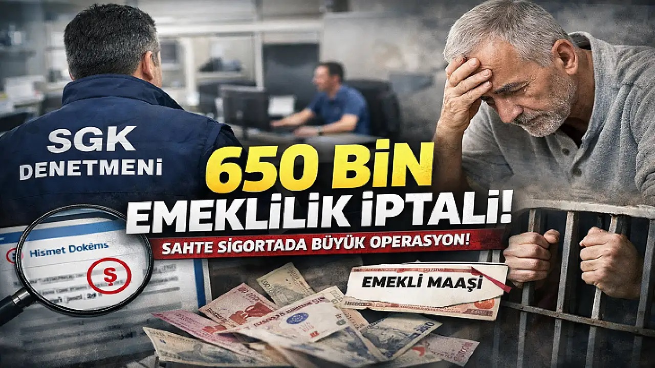 SGK’dan Usulsüz Emeklilik Uyarısı: 650 Bin Maaş ve İkramiye Geri Alınıyor