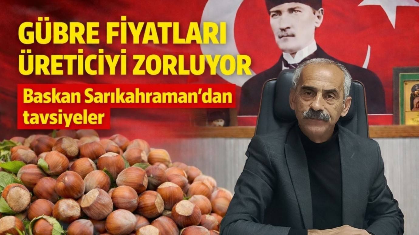 Ünye Ziraat Odası Başkanı Sarıkahraman’dan Üreticiye Önemli Uyarılar