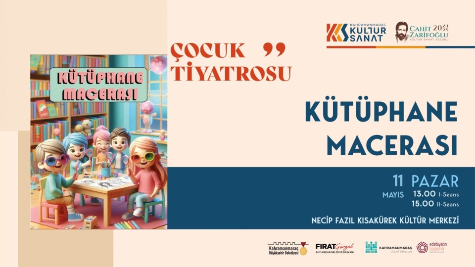 &Prime;Kütüphane Macerası&Prime; Minik İzleyicilerle Buluşacak