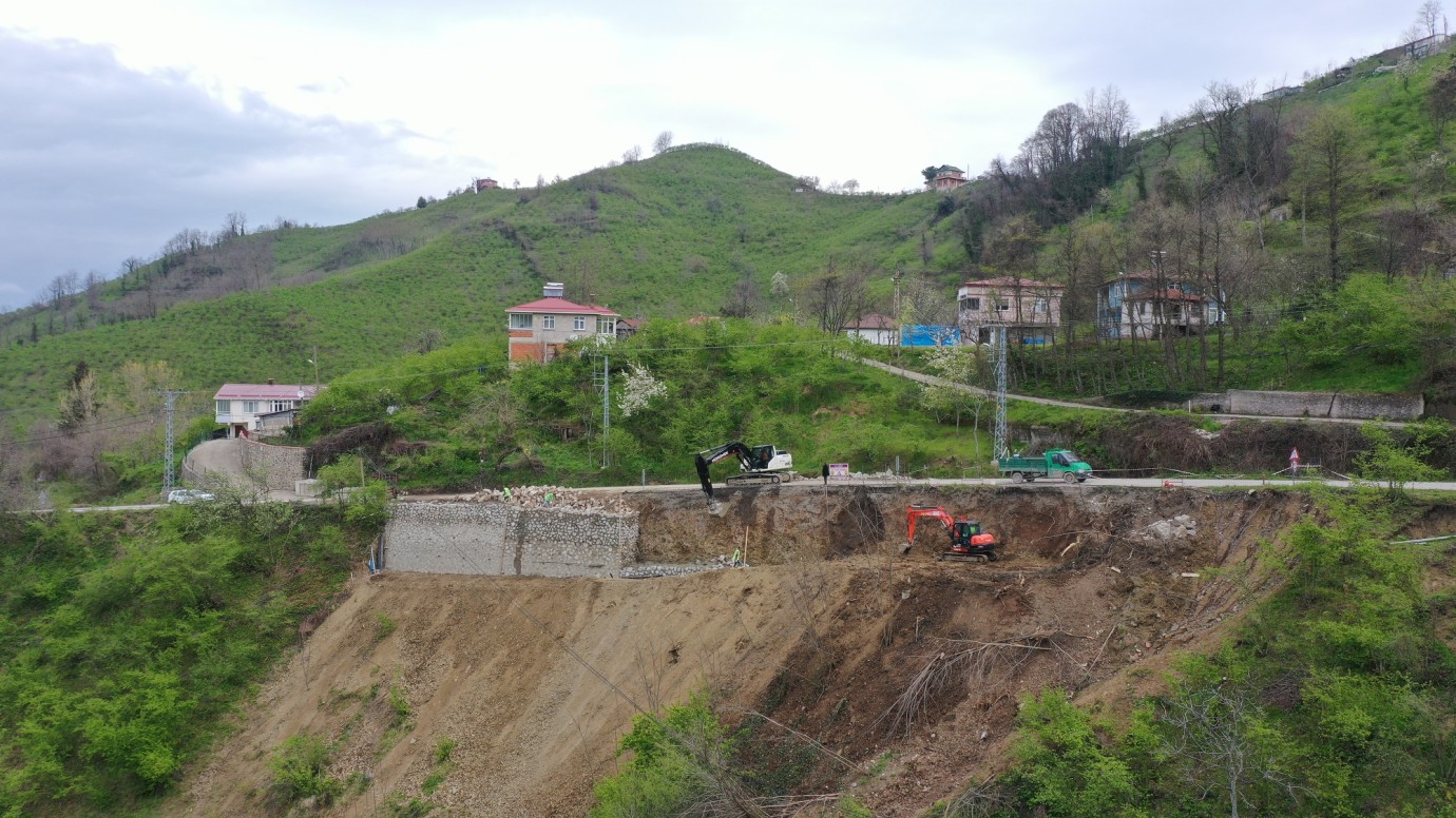 Büyükşehirden Heyelan Riskine Karşı Güçlü Adım