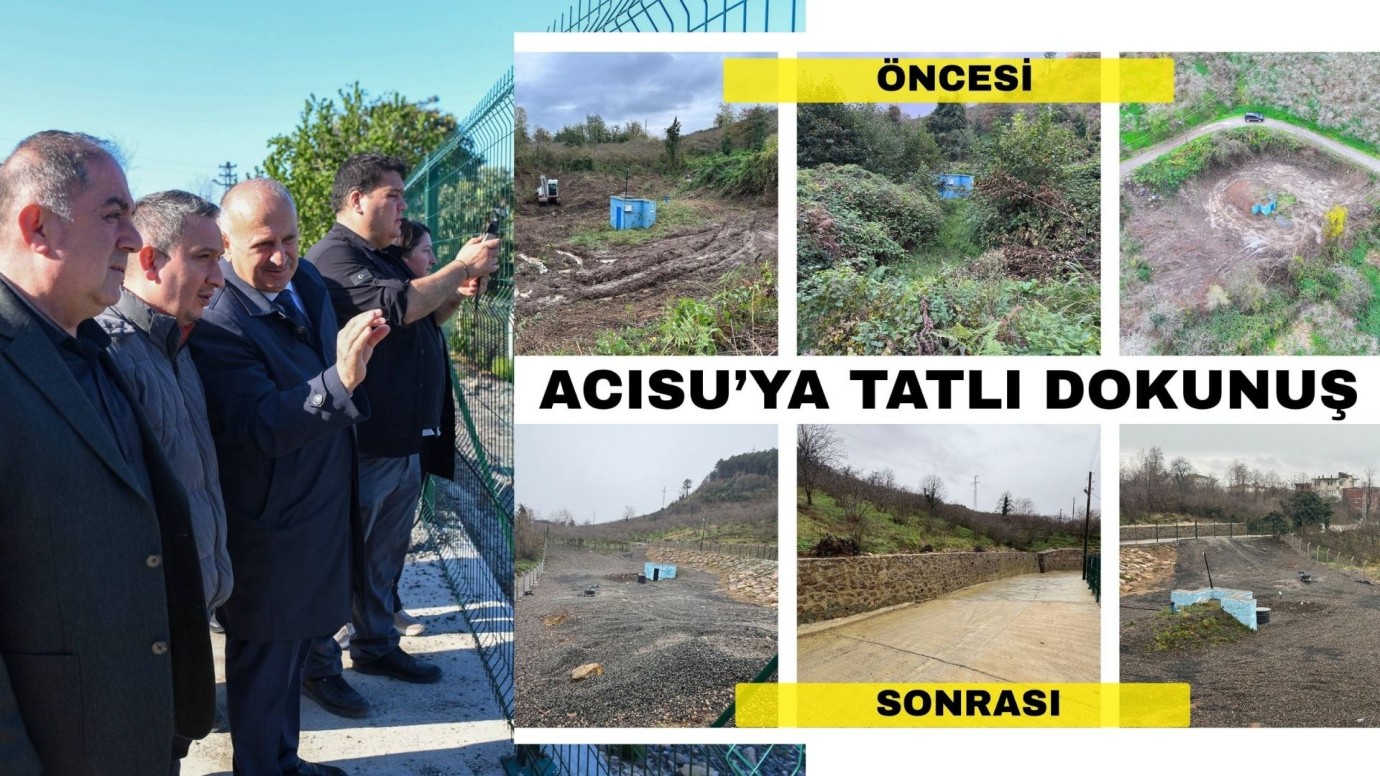 Başkan Tavlı Acısu’ya Tatlı Dokunuş Yaptı