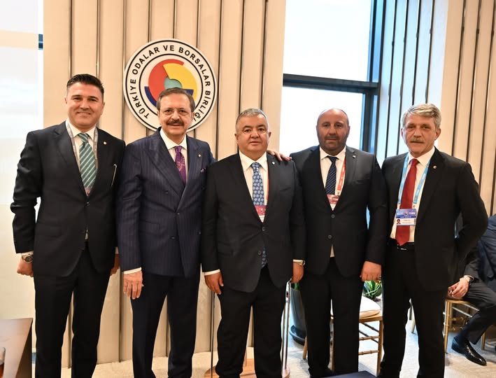 Ünye Ticaret Borsası Heyetinden TOBB Başkanı Hisarcıklıoğlu’na Ziyaret