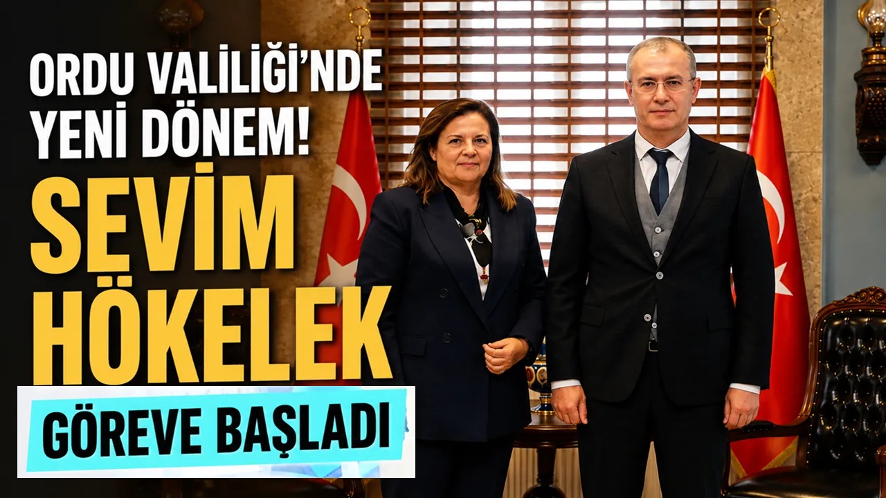 Ordu Valiliği’nde Yeni Görev Başladı: Sevim Hökelek İl Sivil Toplumla İlişkiler Müdürü Oldu