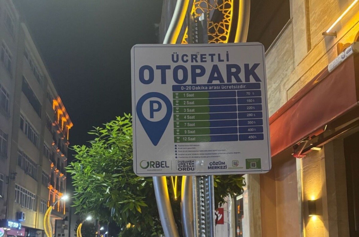 Ücretli Otopark Dönemi Başladı: Saatlik Tarifeler Açıklandı