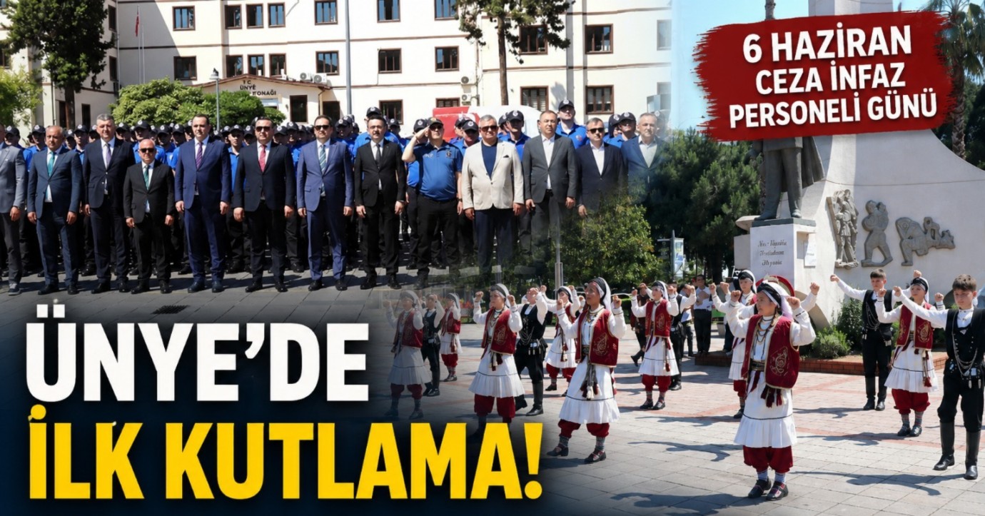 Ünye’de Ceza İnfaz Personeli Günü İlk Kez Kutlandı