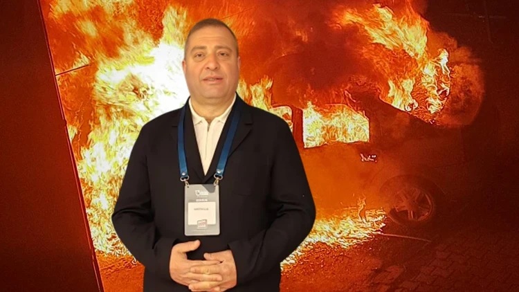 Korgan’da Gece Yarısı Kundaklama İddiası: Sendika Başkanının Aracı Küle Döndü