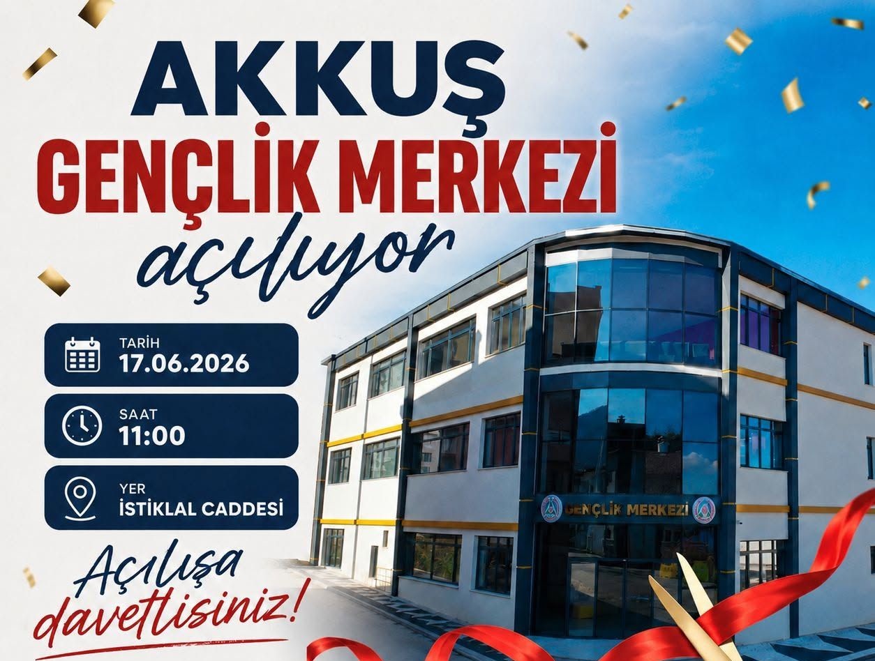 Akkuş’ta Gençlere Büyük Yatırım: Gençlik Merkezi Hizmete Giriyor