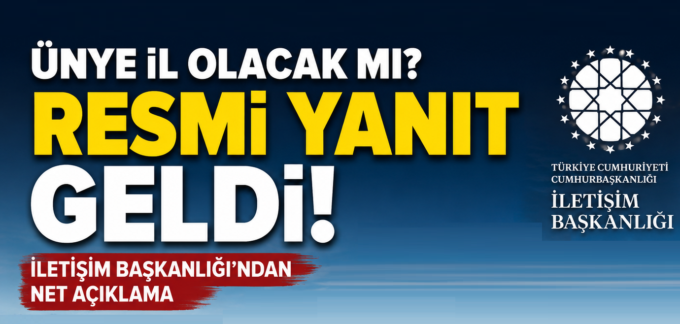 Ünye’nin İl Olacağı İddialarına Resmi Yanıt: “Herhangi Bir Çalışma Yok”