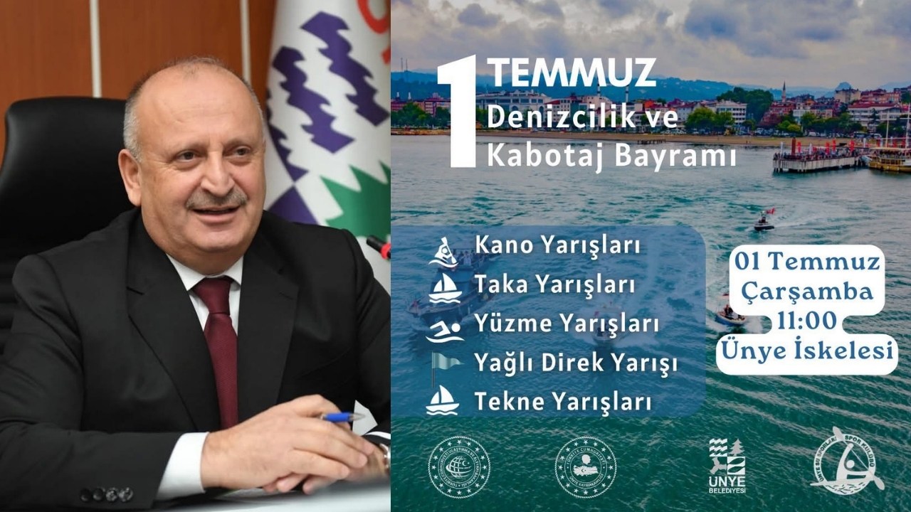 Ünye’de 1 Temmuz Coşkusu: Denizde Büyük Şölen Hazırlığı