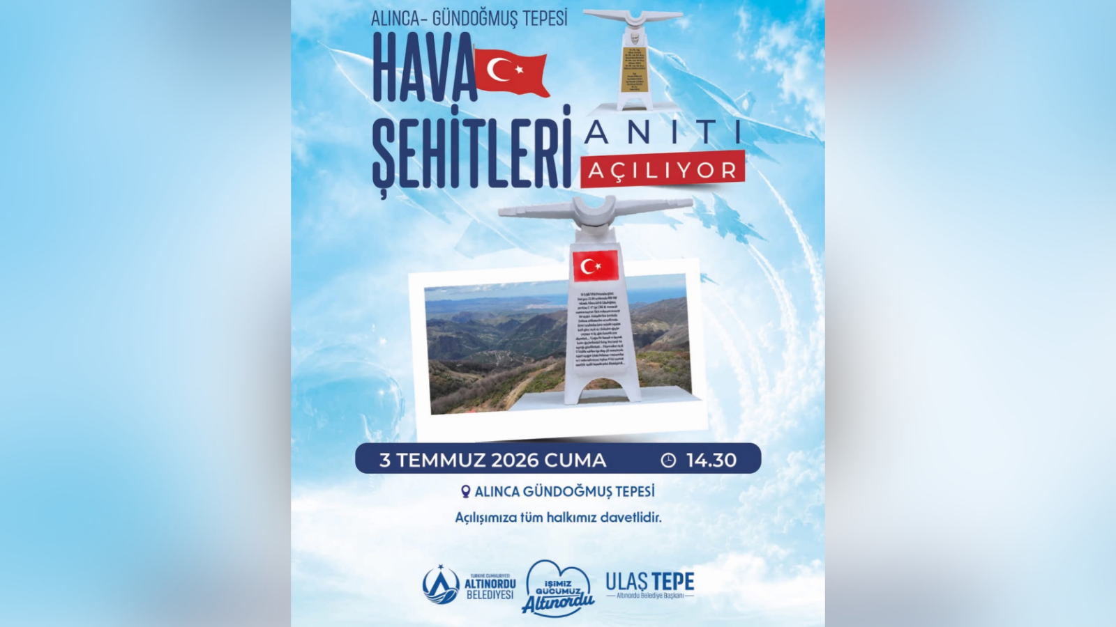 Ordu'da Anlamlı Gün! 68 Yıl Önce Hayatını Kaybeden Hava Şehitleri Unutulmadı