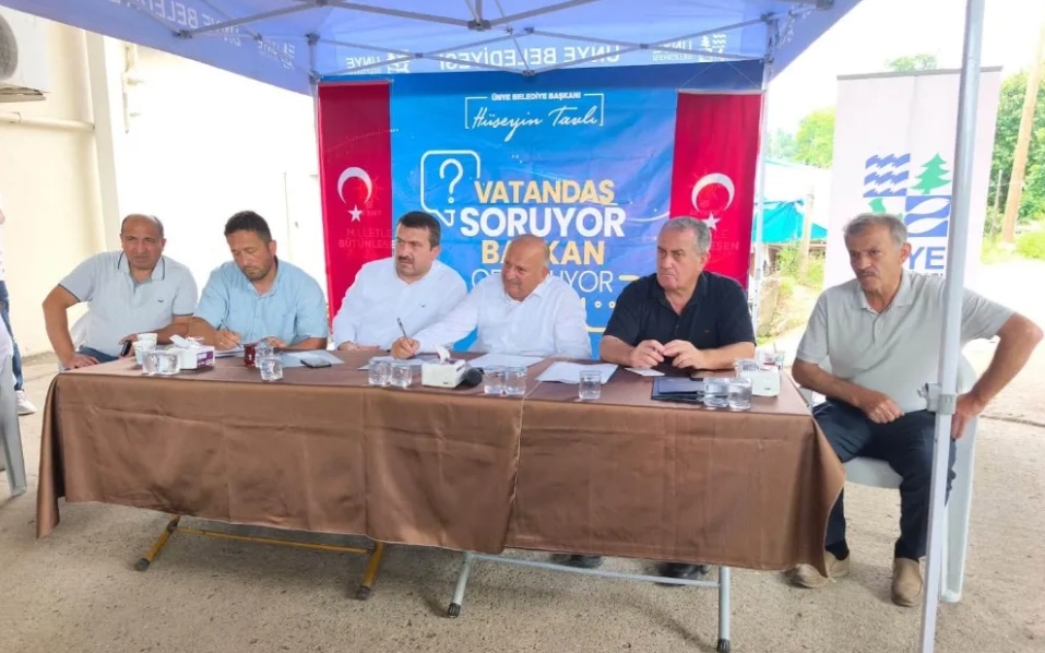 Başkan Tavlı Aydıntepe'de Vatandaşlarla Buluştu