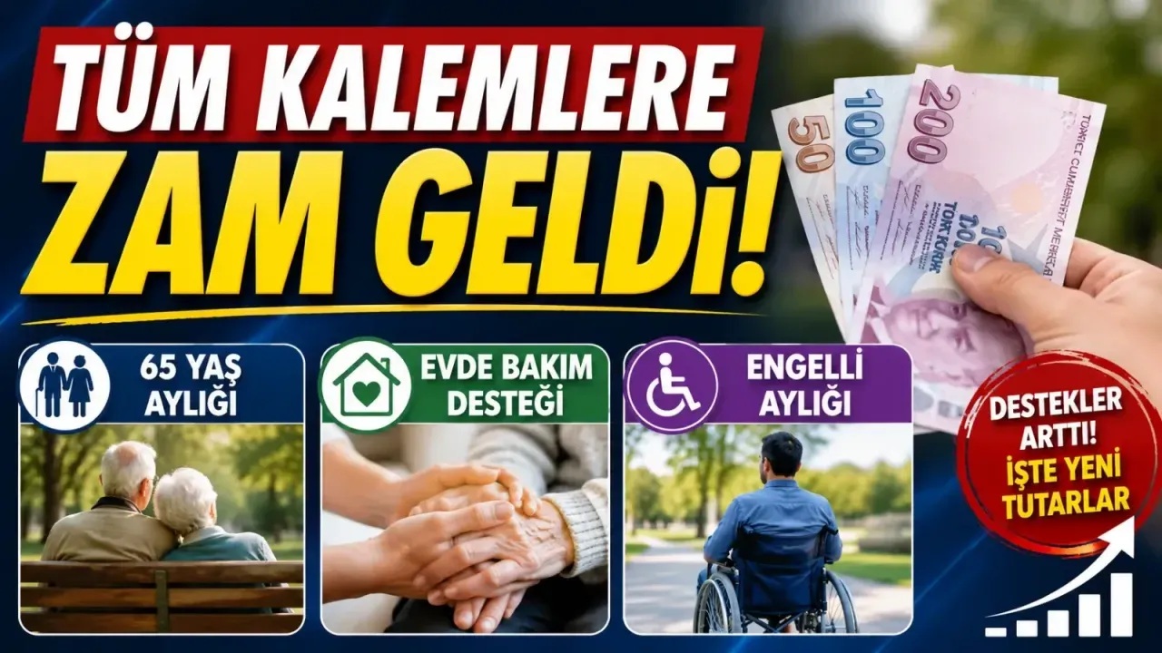 Sosyal Yardım Ödemelerine Zam! İşte Yeni Tutarlar