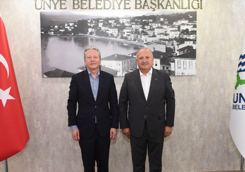 Hannover Başkonsolosu Yusuf Arıkan'dan Ünye Belediyesi'ne Nezaket Ziyareti