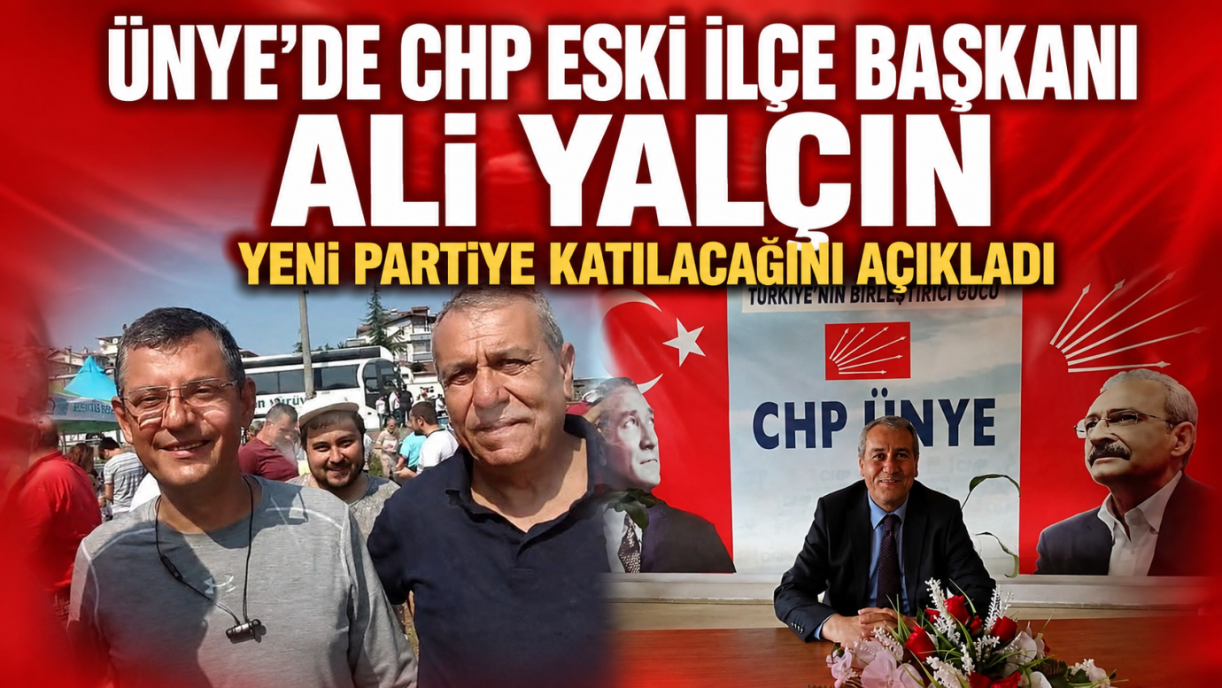 Ünye'de Siyasette Dikkat Çeken İstifa: Ali Yalçın CHP'den Ayrıldı