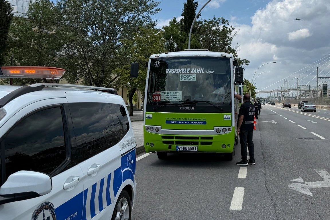 Kocaeli’de Klima Denetimi: Kurallara Uymayan 8 Otobüse İşlem