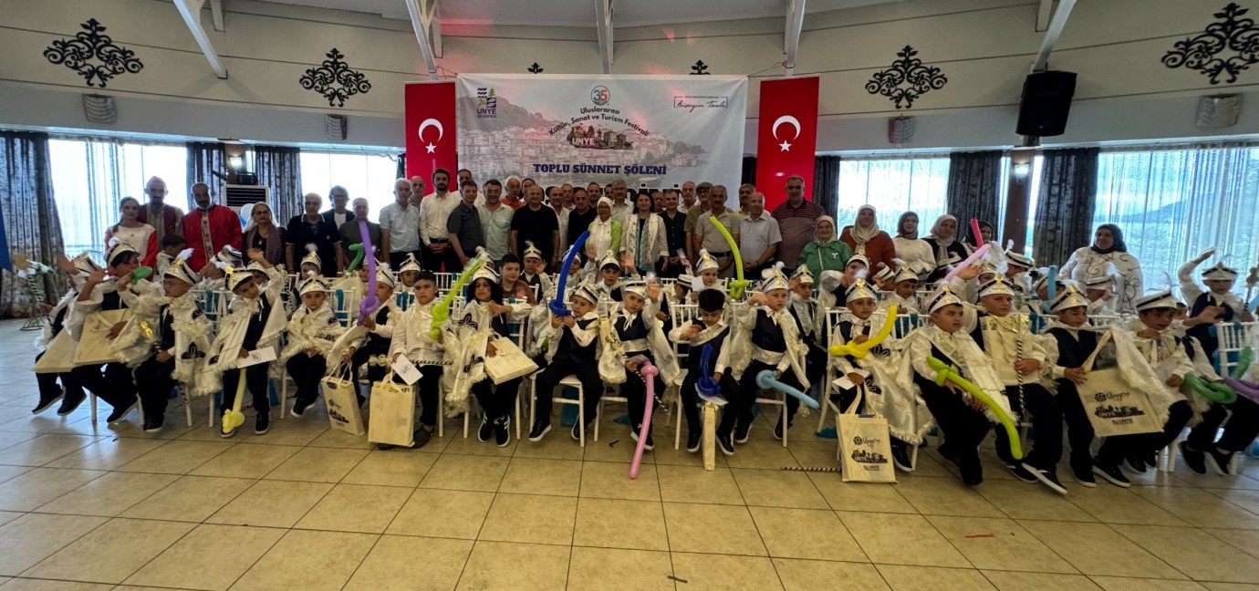 Ünye Belediyesi’nden Geleneksel Toplu Sünnet Şöleni