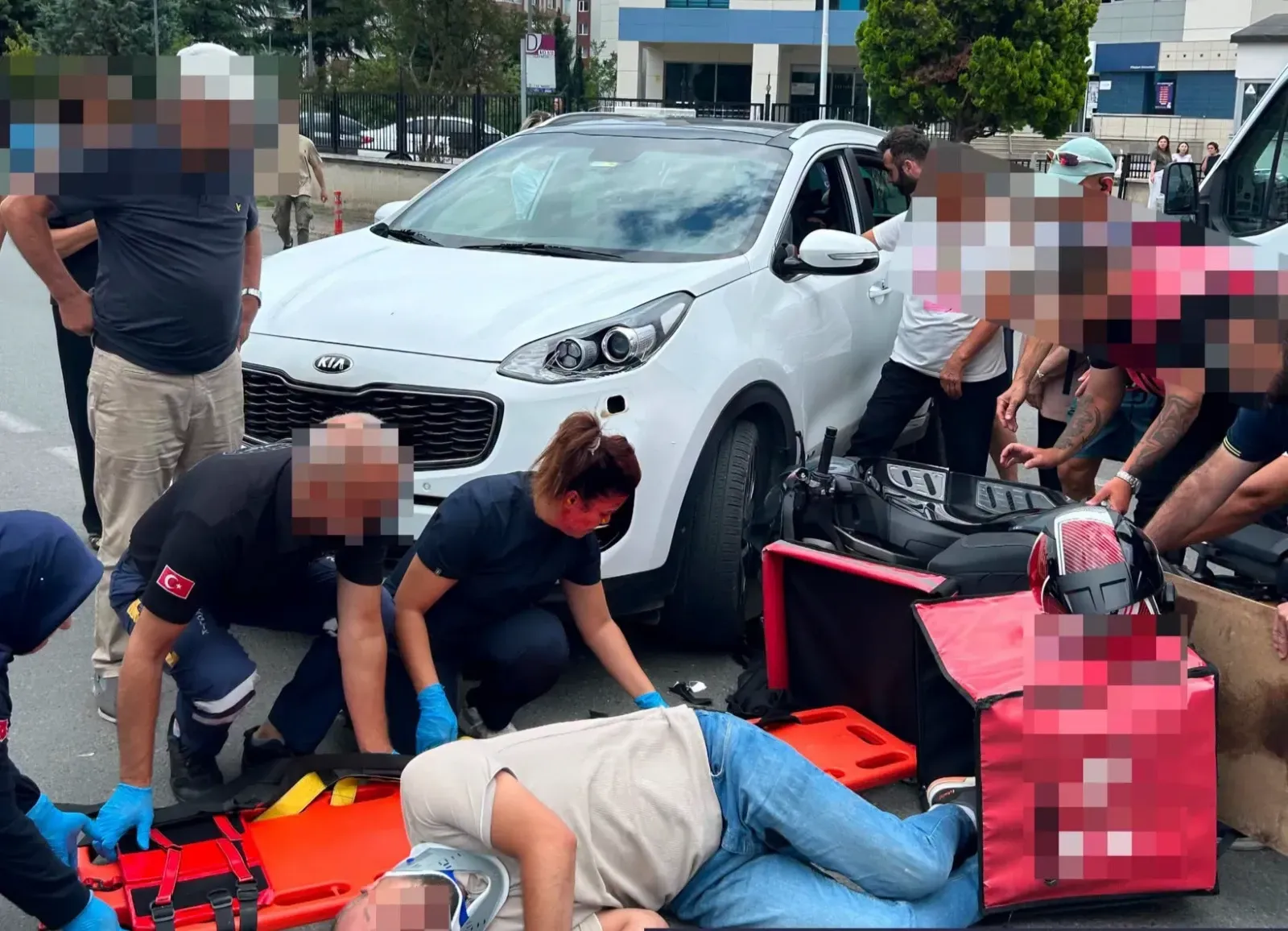 Ordu’da Motosiklet İle Otomobil Çarpıştı: Yaralı Var