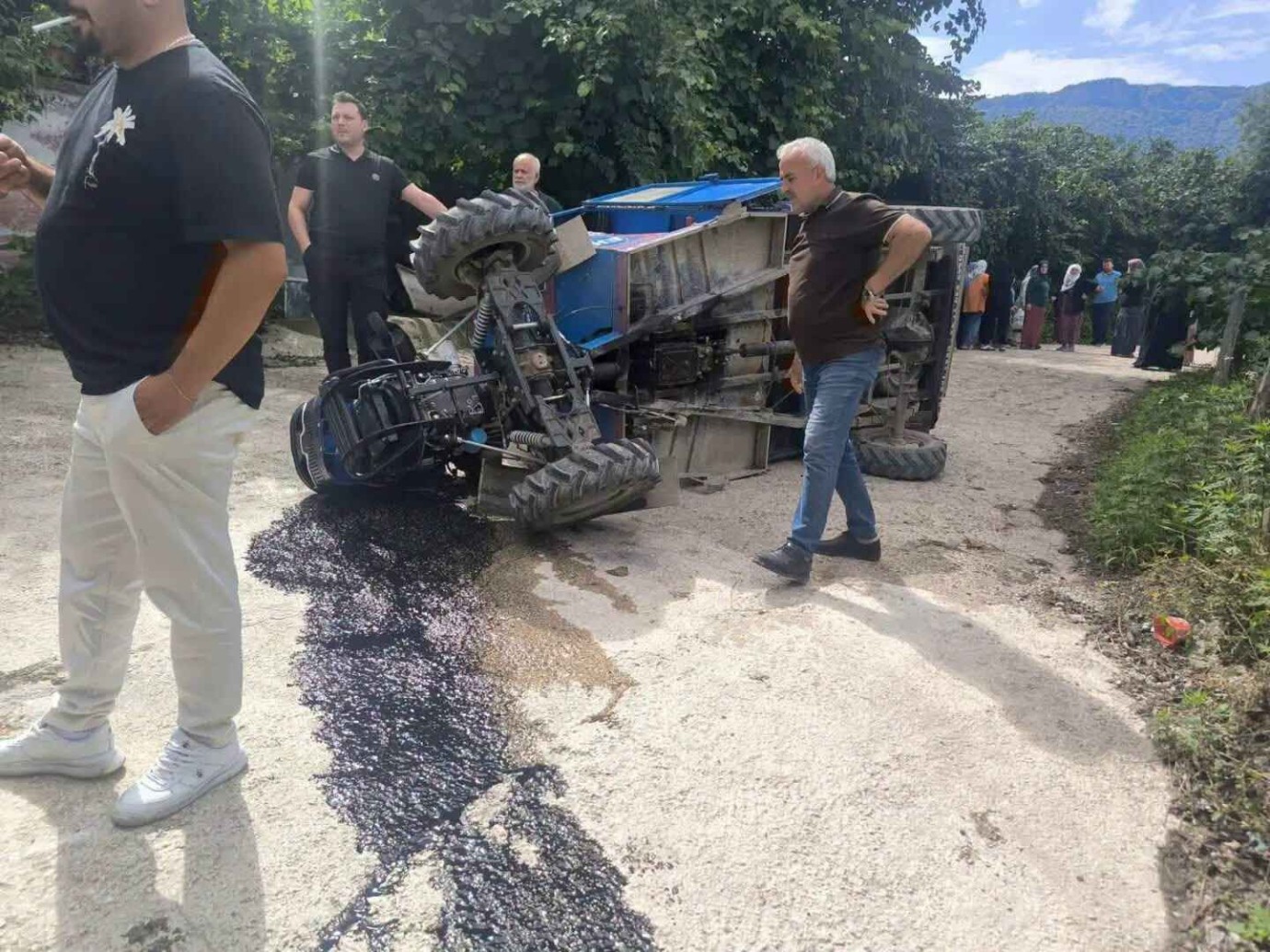 Kumru'da Tarım Aracı Kazası: İki Kişi Yaralandı