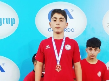 Ünyeli Milli Güreşçi Muhammet Ali Ateş Türkiye Beşincisi Oldu