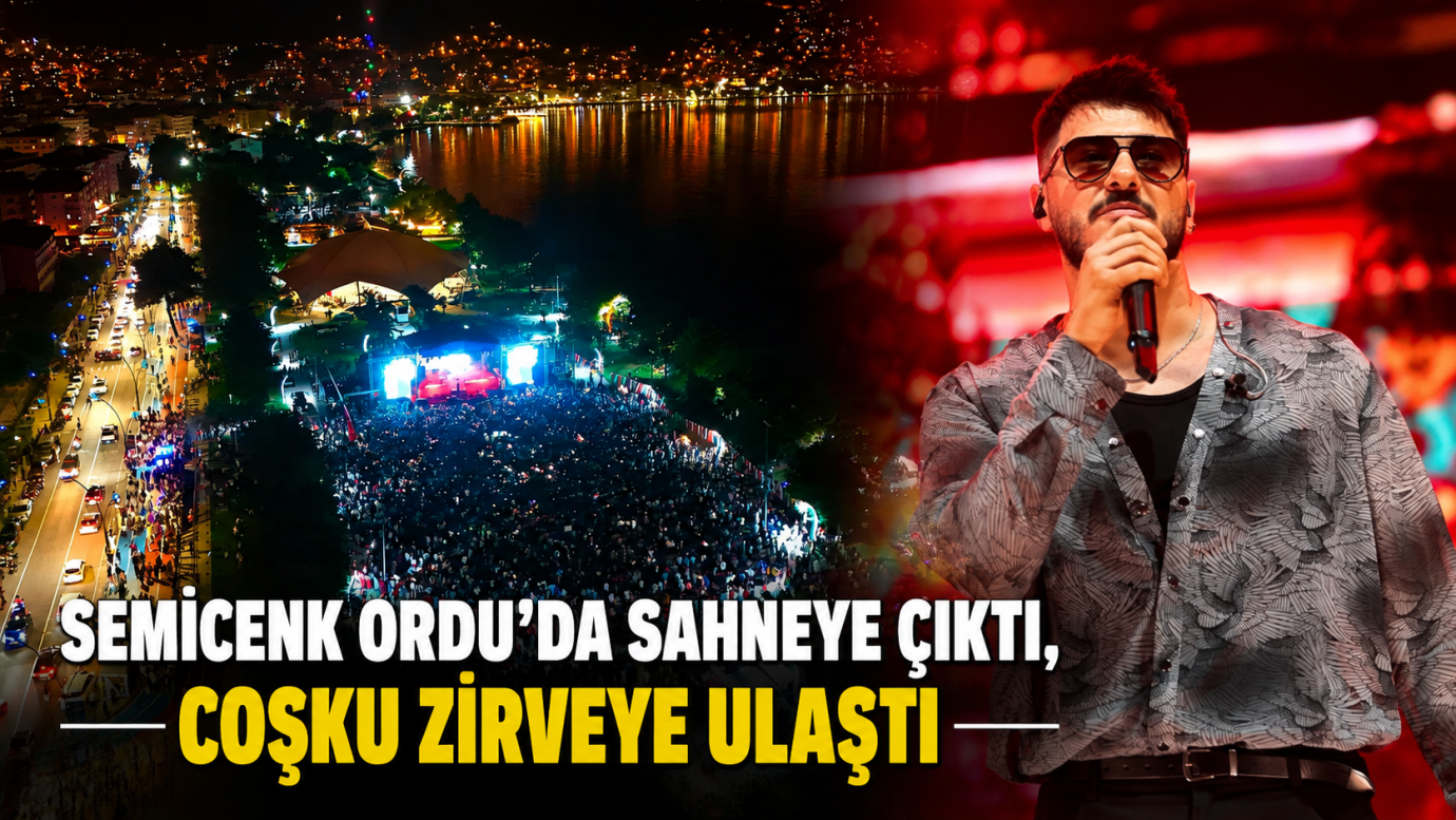 Semicenk Memleketi Ordu'da Binlerce Hayranıyla Buluştu
