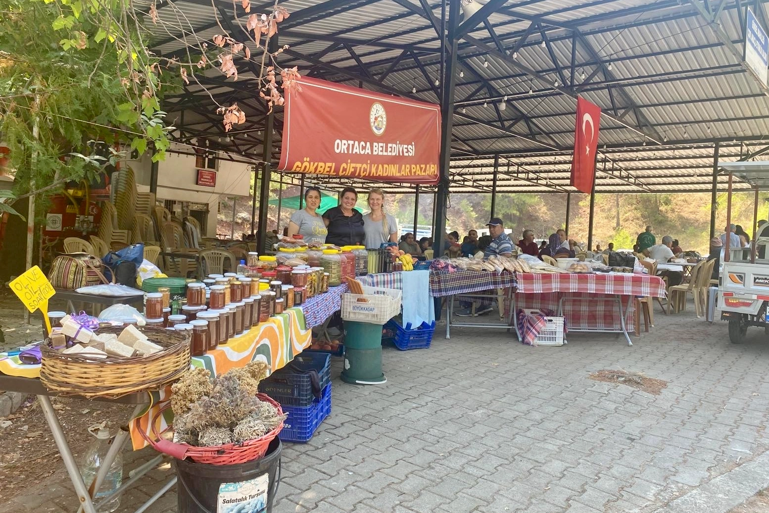 Muğla Ortaca’da Üretici Kadın Pazarı ilk kez kuruldu