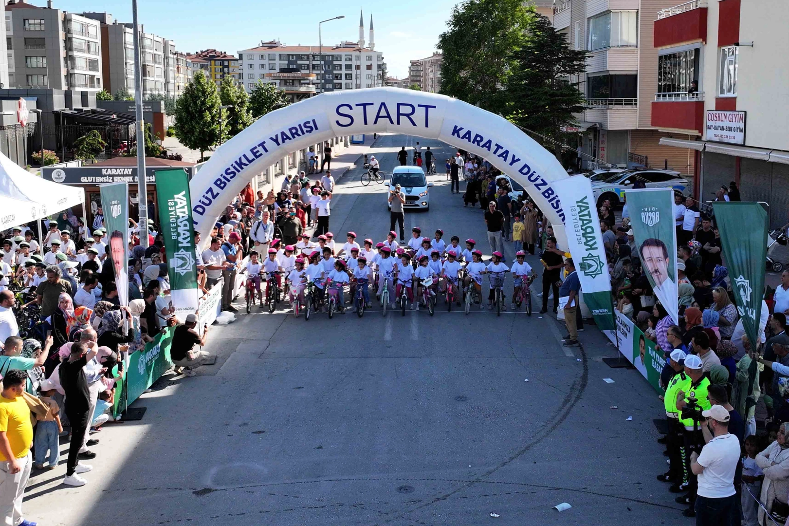 Konya Karatay'da 'Düz Bisiklet' heyecanı