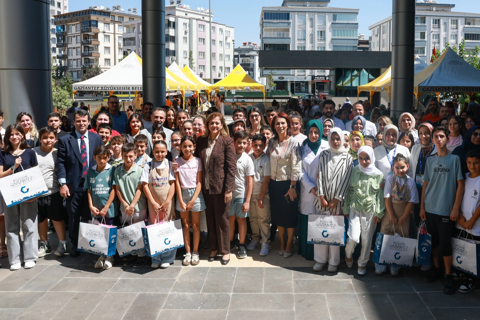 Gaziantep'te 11 farklı branşta 100 öğrenci final için yarıştı