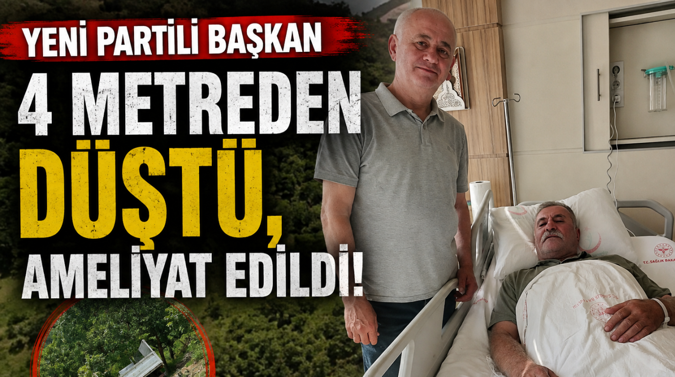 Çaybaşı’nda İsa Yurt Fındık Bahçesinde 4 Metreden Düştü