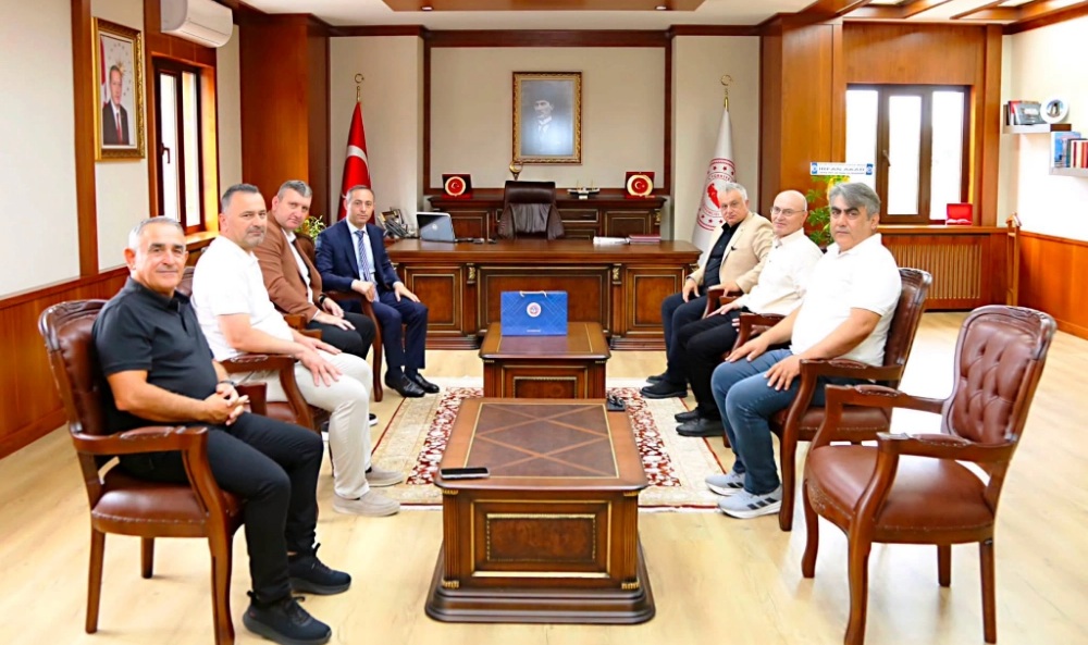 ÜTSO Yönetiminden Kaymakam Yıldız’a Hayırlı Olsun Ziyareti