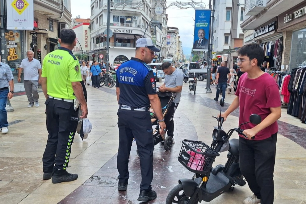 Ordu’da Yaya Alanlarında Motosiklet Denetimi