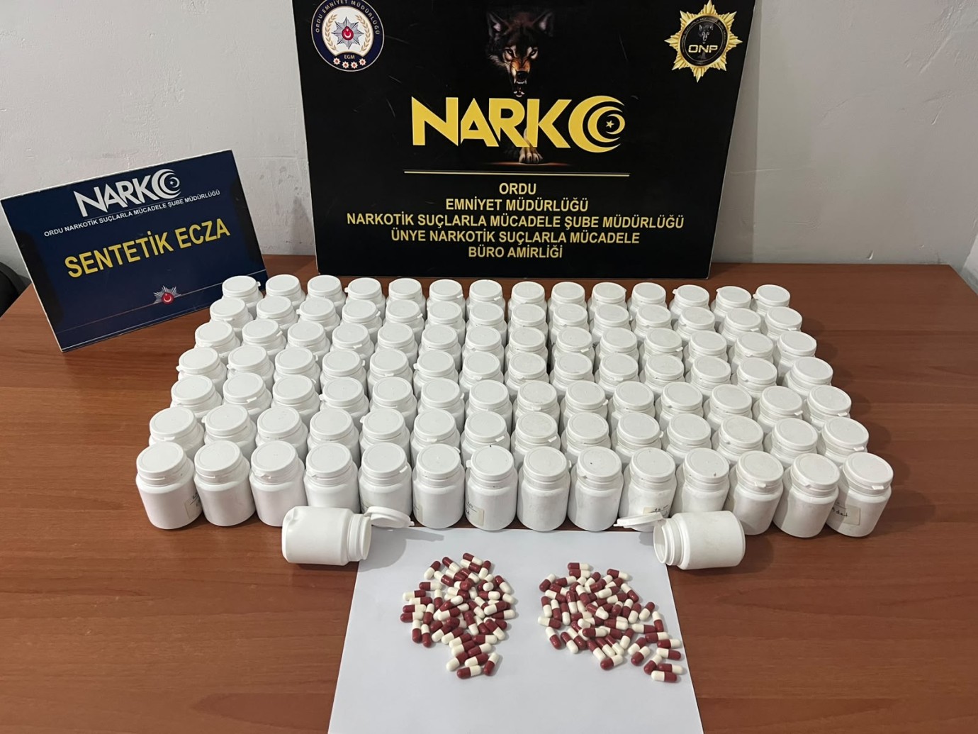 Ordu’da Narkotik Operasyonları: Binlerce Sentetik Ecza Ele Geçirildi
