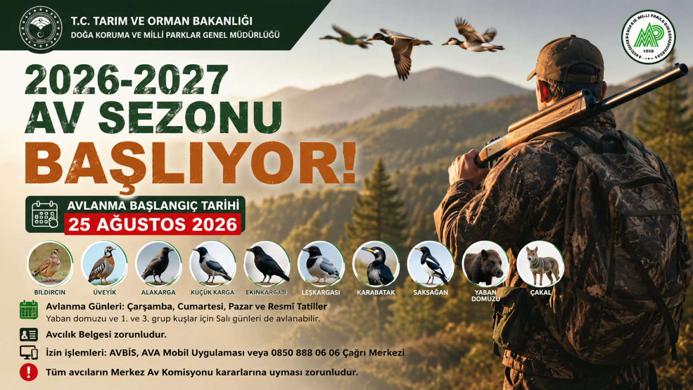 2026-2027 Av Sezonu Başlıyor: Avlanma Tarihleri Ve Kurallar Açıklandı