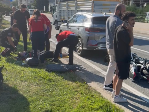 Altınordu’da Motosiklet İle Otomobil Çarpıştı: 1 Yaralı