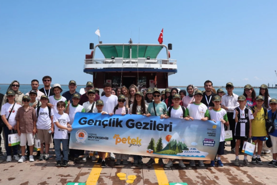 Samsun’da gençler doğa ve kültürle buluşuyor