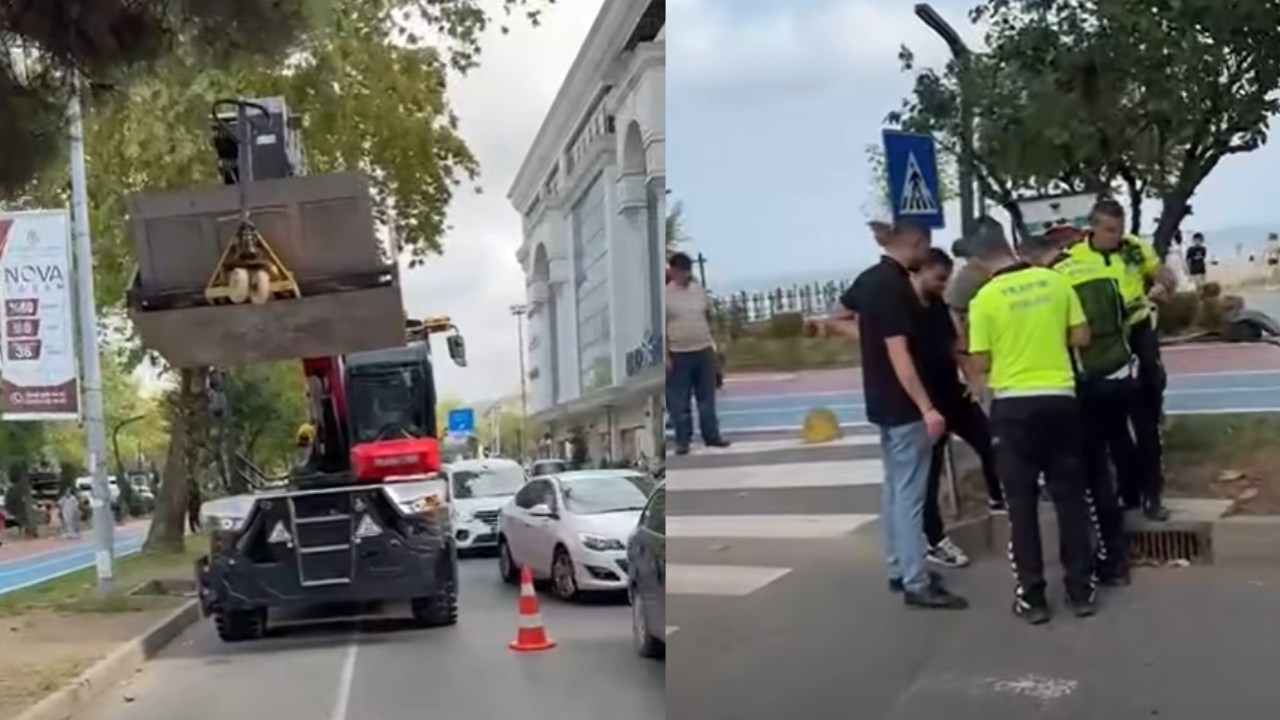 Ünye’de Mobil Vinç 15 Yaşındaki Çocuğa Çarptı
