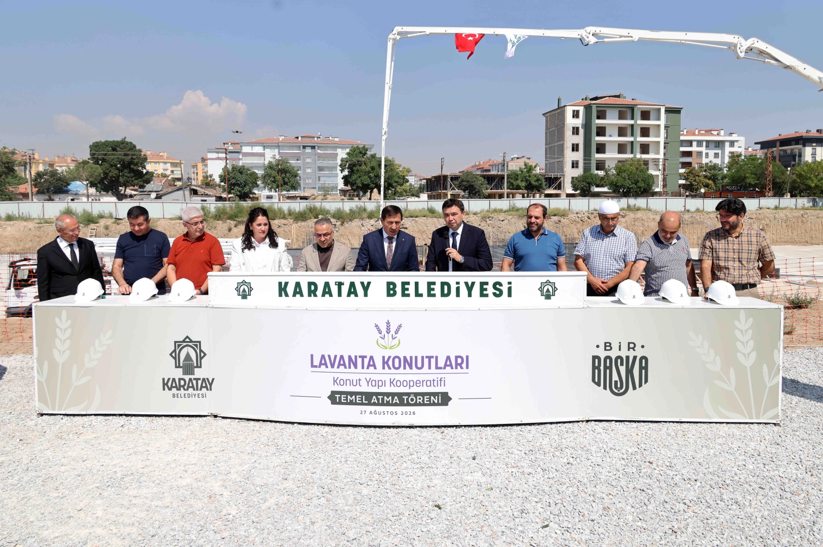 Konya Karatay Lavanta Konutları’nda temeller atıldı