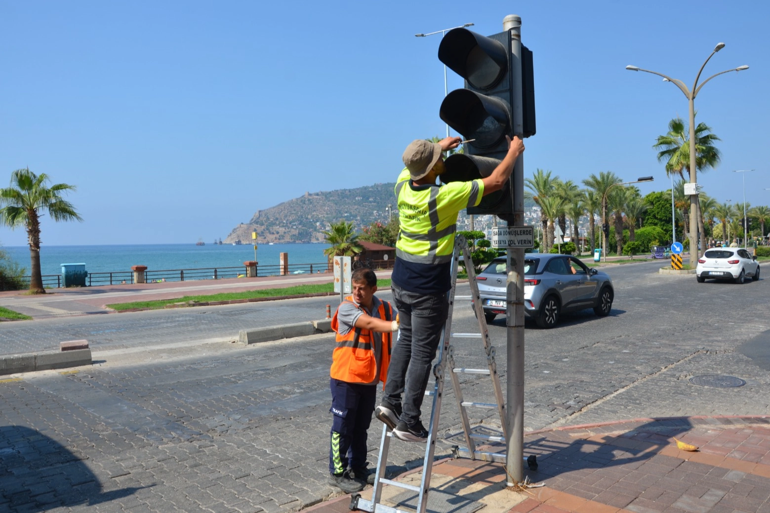 Alanya’da sinyalizasyonlara genel bakım
