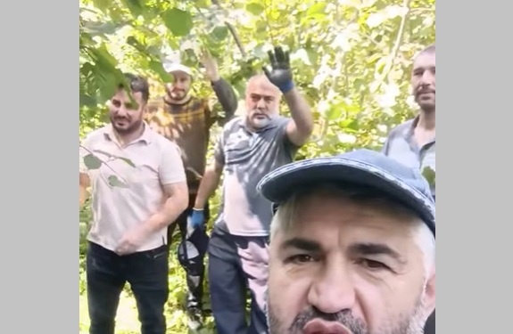 Korgan’da Örnek Dayanışma: İmamlar Fındık Hasadı İçin Bahçeye Girdi