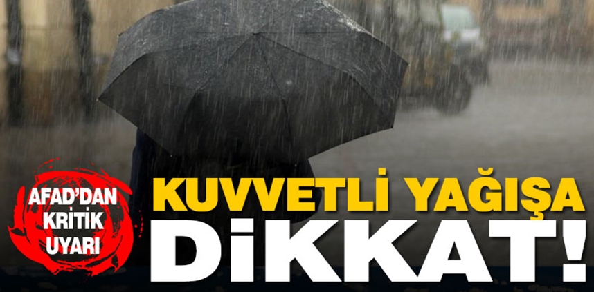 AFAD’dan Ordu İçin Kritik Uyarı: Şiddetli Yağış Geliyor