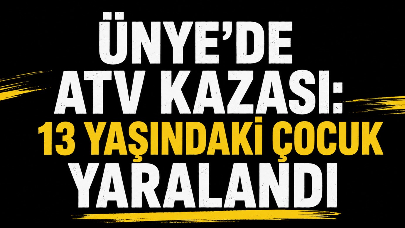 Asarkaya Yolunda ATV Devrildi: Çocuk Hastaneye Kaldırıldı
