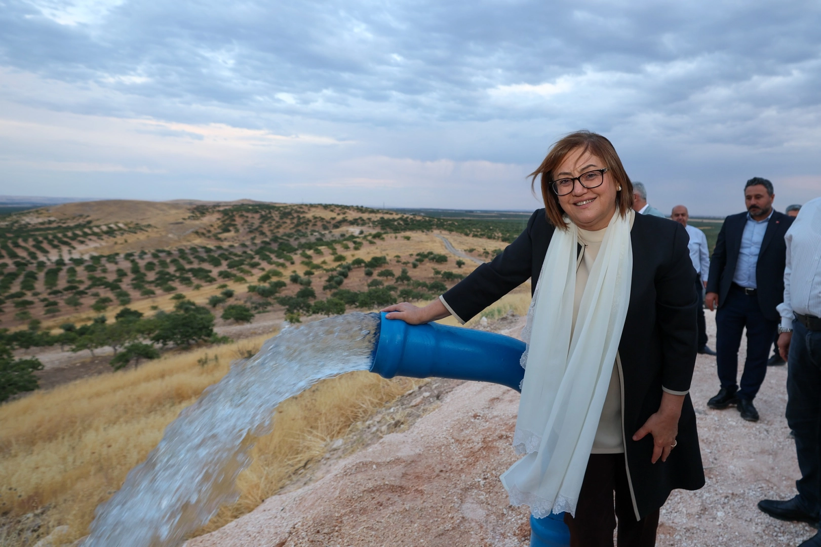 Gaziantep'te 5 bin kişiye hizmet veren su yatırımına yerinde inceleme