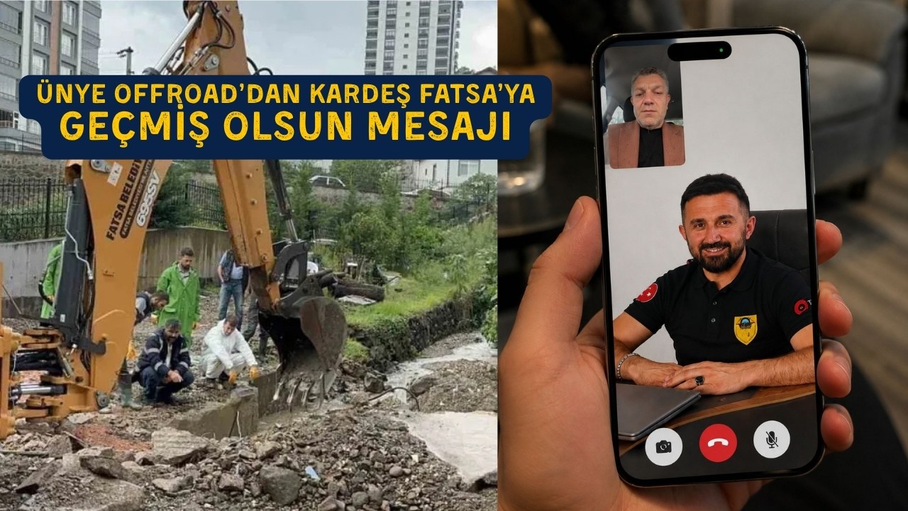 Ünye Offroad’dan Kardeş Fatsa’ya Geçmiş Olsun Mesajı