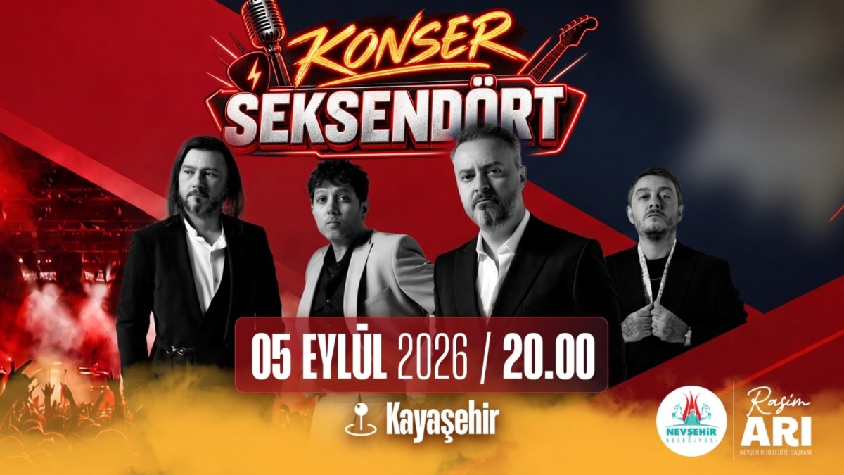 Seksendört, Nevşehir’de Müzikseverlerle Buluşacak