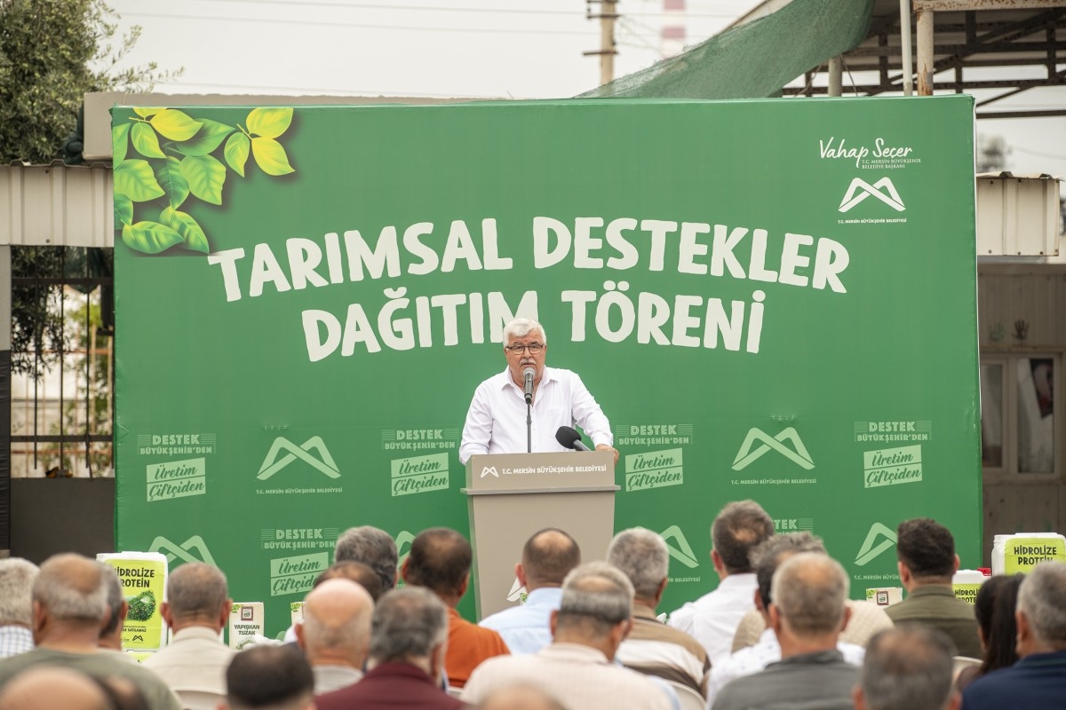Mersin’de Kazanlı Üreticilerine Tarımsal Destek