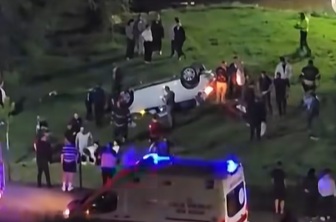 Ordu’da Otomobil Plaja Savruldu
