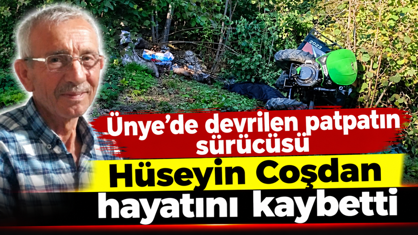 Ünye’de Patpat Kazası Can Aldı: Hüseyin Coşdan Hayatını Kaybetti